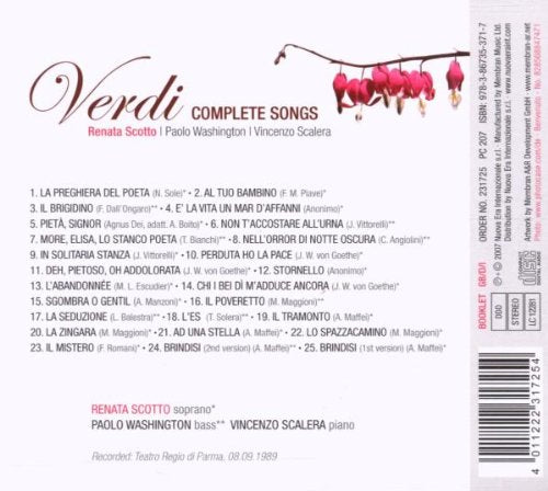 Verdi: Complete Songs