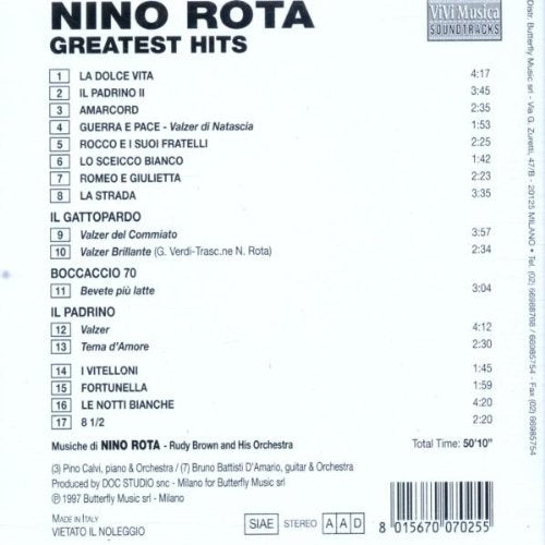 Nino Rota Greatest Hits