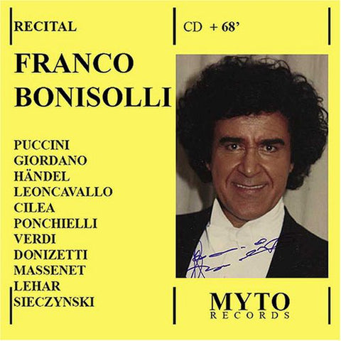 Franco Bonisolli Recital - Arias by Puccini, Giordano, Leoncavallo, Verdi, Ponchielli, Donizetti & more