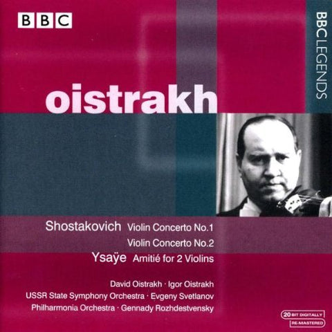 Shostakovich: Violin Concertos 1 & 2 / Ysayë: Amitié for 2 Violins