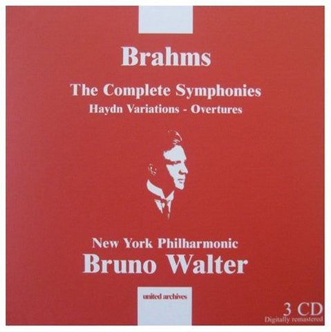 Brahms: The Complete Symphonies. Haydn Variations. Overtures.