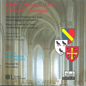 Gregorian Chant: Pentecôte à Pontigny, Music in honour of 3 Archbishops of Canterbury  Schola Gregoriana Cambridge