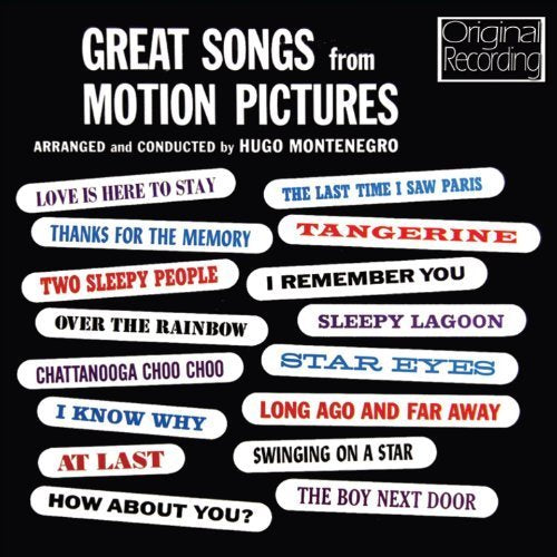 Great Songs From Motion Pictures by Hugo Montenegro