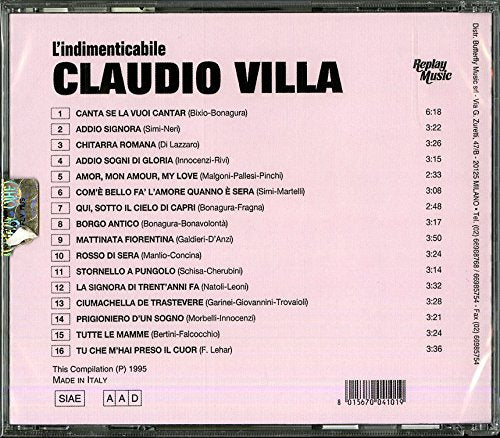 Claudio Villa: L'indimenticabile