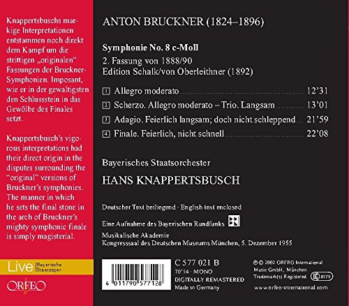 Bruckner: Symphonie No. 8 C-Moll