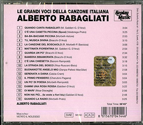 Le Grandi Voci della Canzone Italiana - Alberto Rabagliati