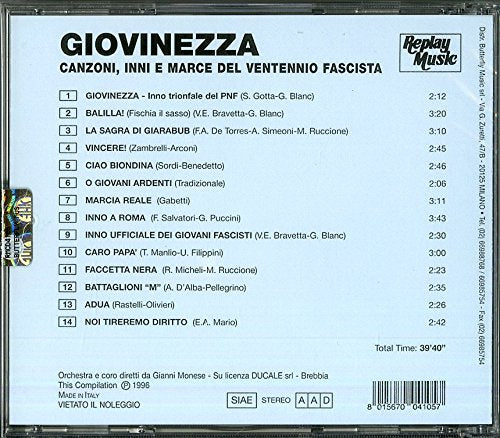 Giovinezza - Fascist Hymns