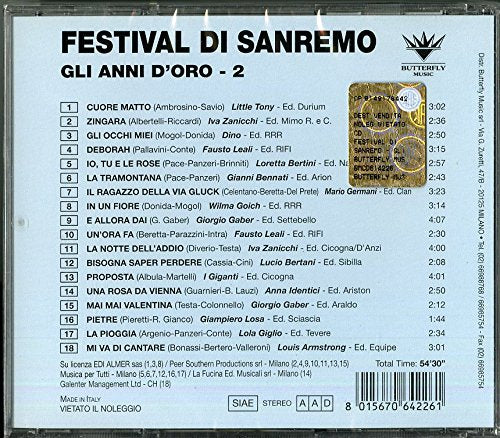 Il Festival di San Remo - Gli Anni d'Oro - 2