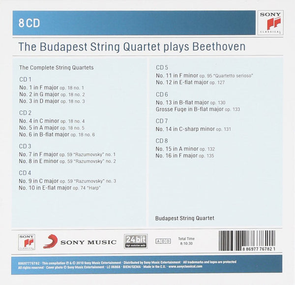 Beethoven: The Complete String Quartet