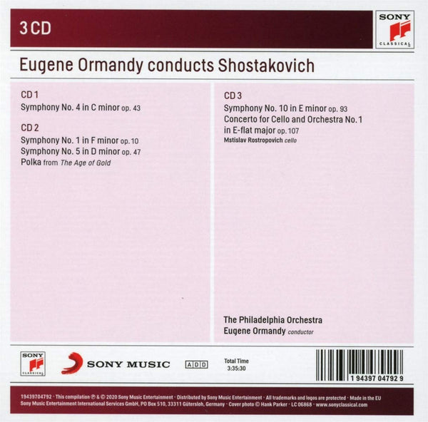 Eugene Ormandy conducts Shostakovitch