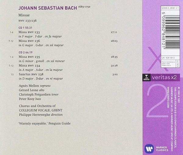 Bach: Masses BWV 233-236 (2CDs)