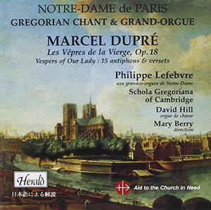 Marcel Dupré: Vêpres de la Vièrge, Op. 18