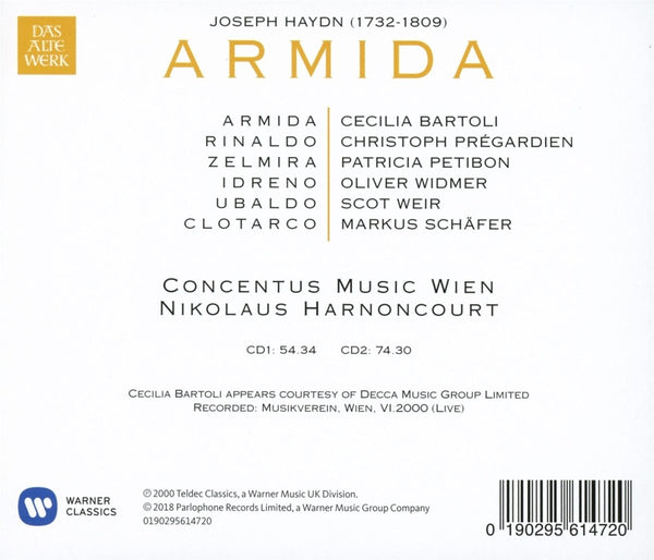 Haydn: ARMIDA  (2CDs)