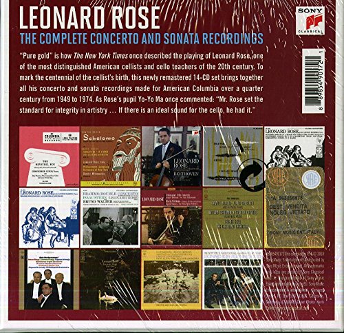 Leonard Rose - The Complete Concerto and Sonata Recordings 