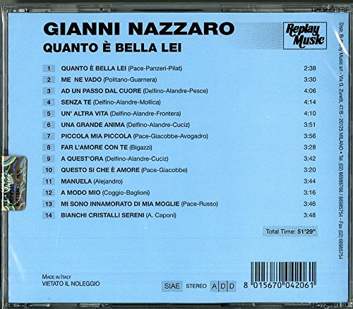 Gianni Nazzaro - Quanto è bella lei