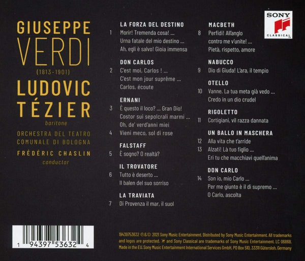 Ludovic Tezier sings Verdi Arias