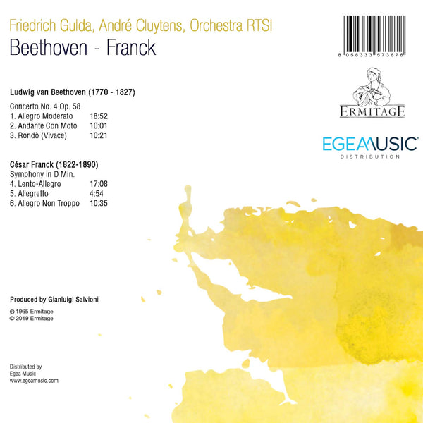 Beethoven: Piano Concerto No.4, op.58. Franck: Symphony in D.