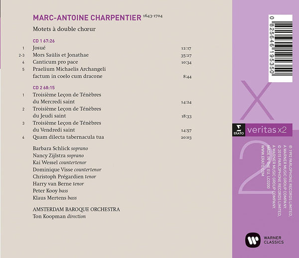 Charpentier: Motets For Double Choir (2CDs)