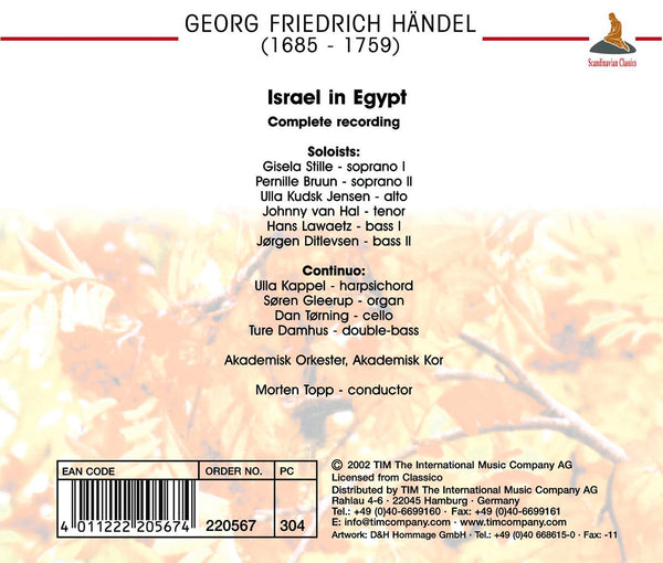 Handel: ISRAEL IN EGYPT