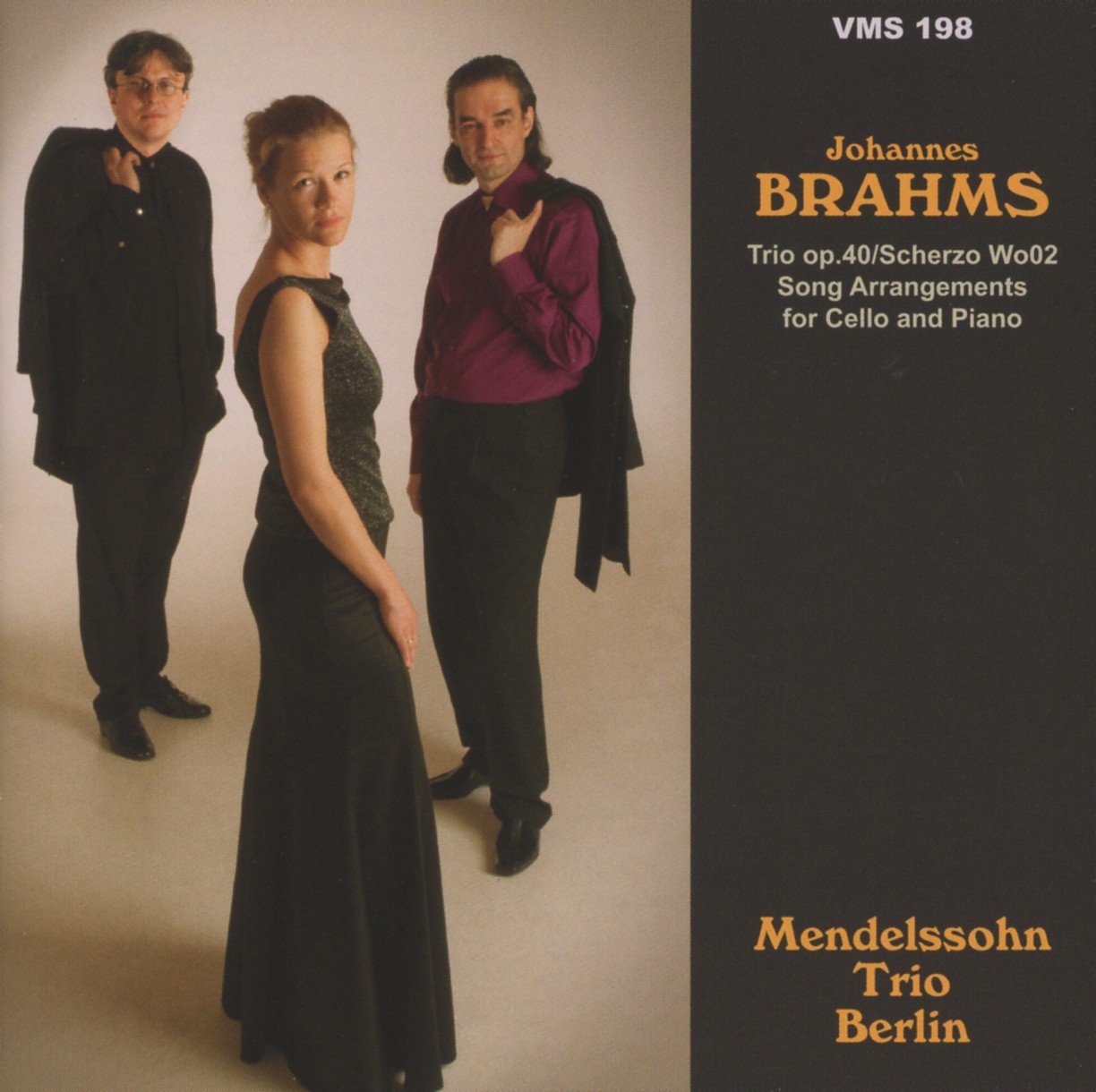 Brahms: Trio Op.40. Scherzo. Song Arrangements