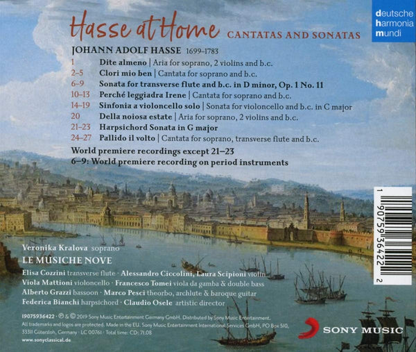 Hasse At Home - Cantatas & Sonatas 