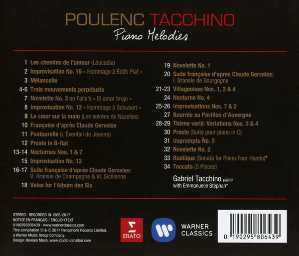 Poulenc: Piano Melodies