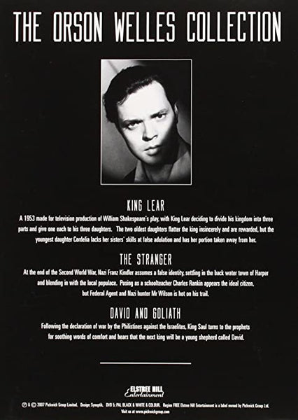 The Orson Welles Collection - KING LEAR, THE STRANGER & DAVID AND GOLIATH