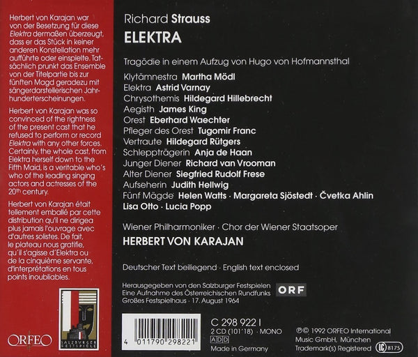 R. Strauss: ELEKTRA