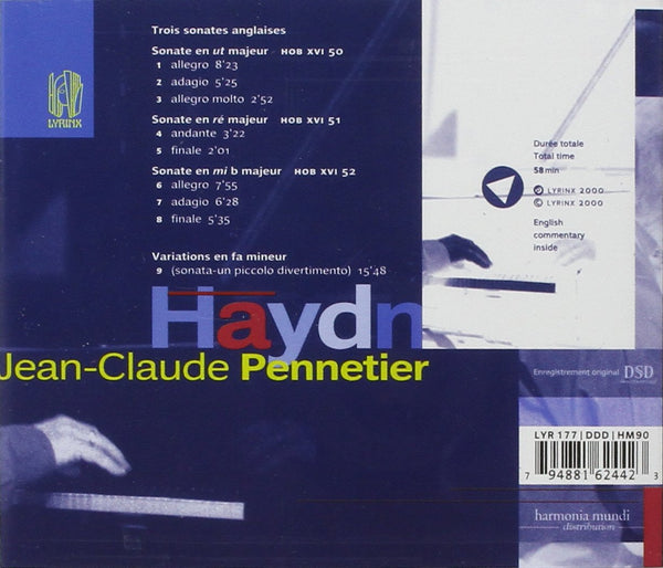 Haydn: Three English Sonatas.