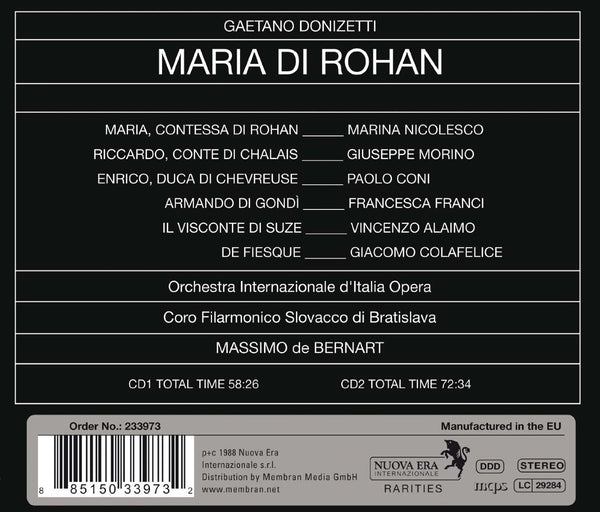 Donizetti: MARIA DI ROHAN