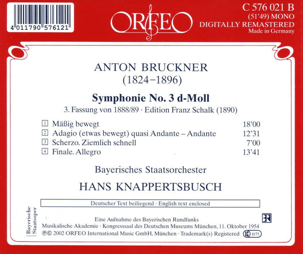 Bruckner: Symphonie No. 3