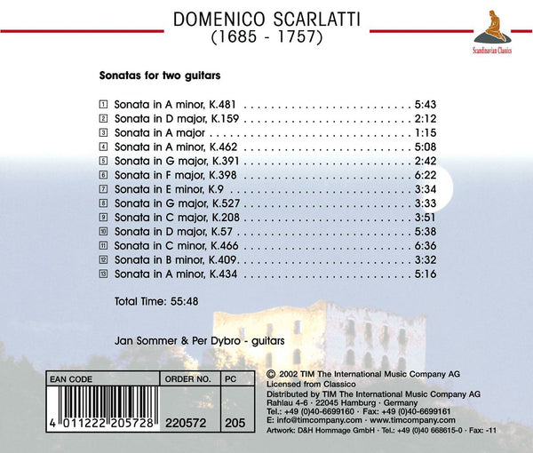 D. Scarlatti: Sonatas for Two Guitars