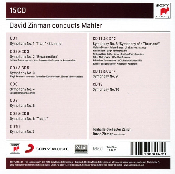 David Zinman conducts Mahler