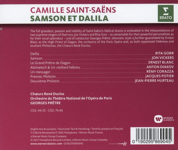 Saint-Saëns: SAMSON ET DALILA