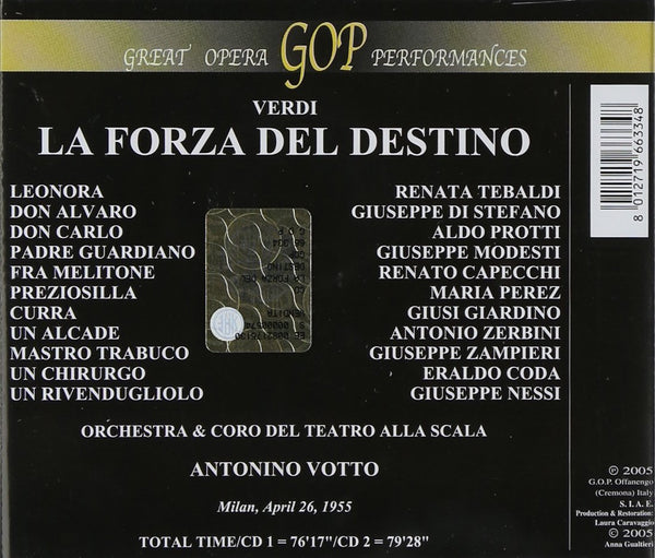 Verdi: LA FORZA DEL DESTINO