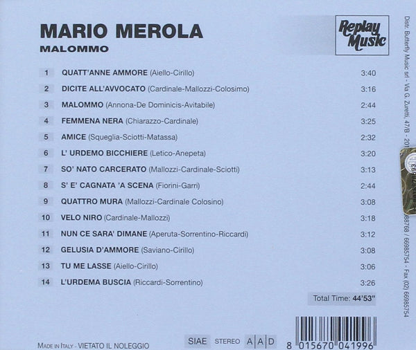 Mario Merola - Malommo