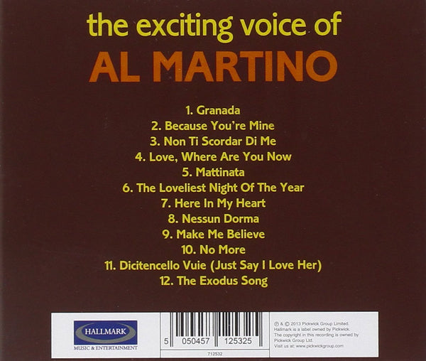 Al Martino - The Exciting Voice of Al Martino