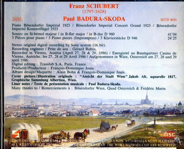 Schubert: Sonata D.960, 3 Klavierstücke D.946