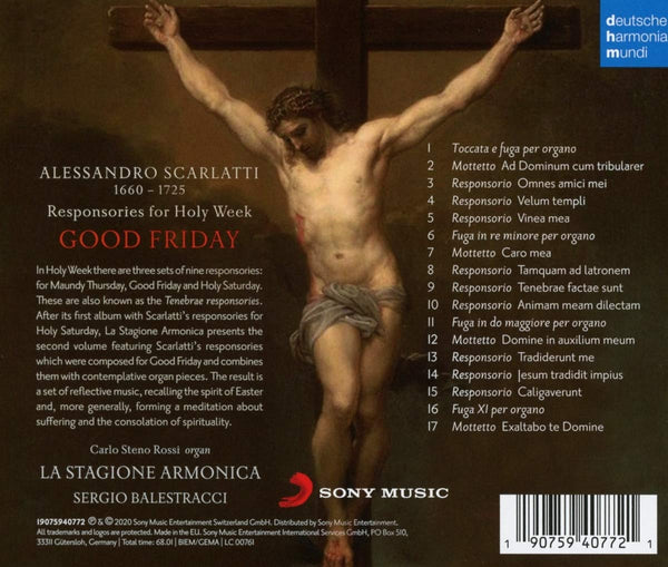 Alessandro Scarlatti: Responsories for Holy Week  - Holy Friday