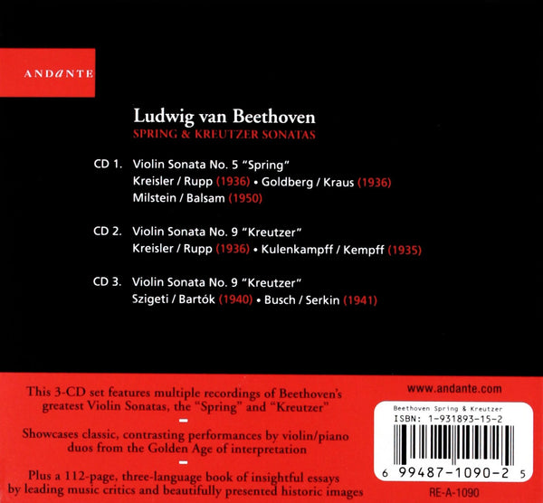 Beethoven: Spring & Kreutzer Sonatas