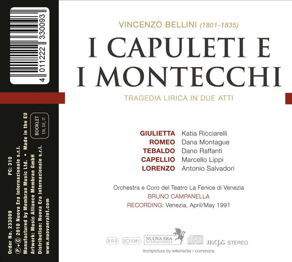 BelliniI CAPULETI E I MONTECCHI