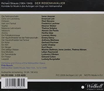 R. STRAUSS: DER ROSENKAVALIER