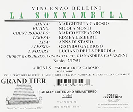 Bellini: LA SONNAMBULA