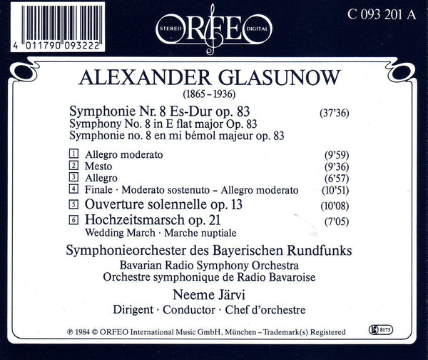 Glazunov: Symphony No. 8