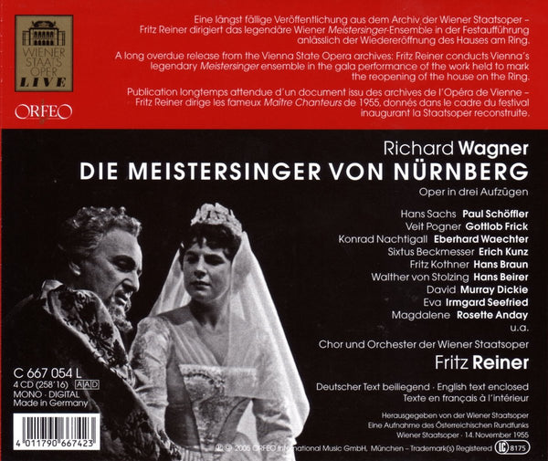 Wagner: DIE MEISTERSINGER VON NÜRNBERG