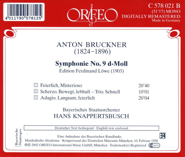 Bruckner: Symphony No. 9