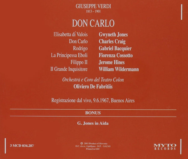 Verdi: DON CARLO