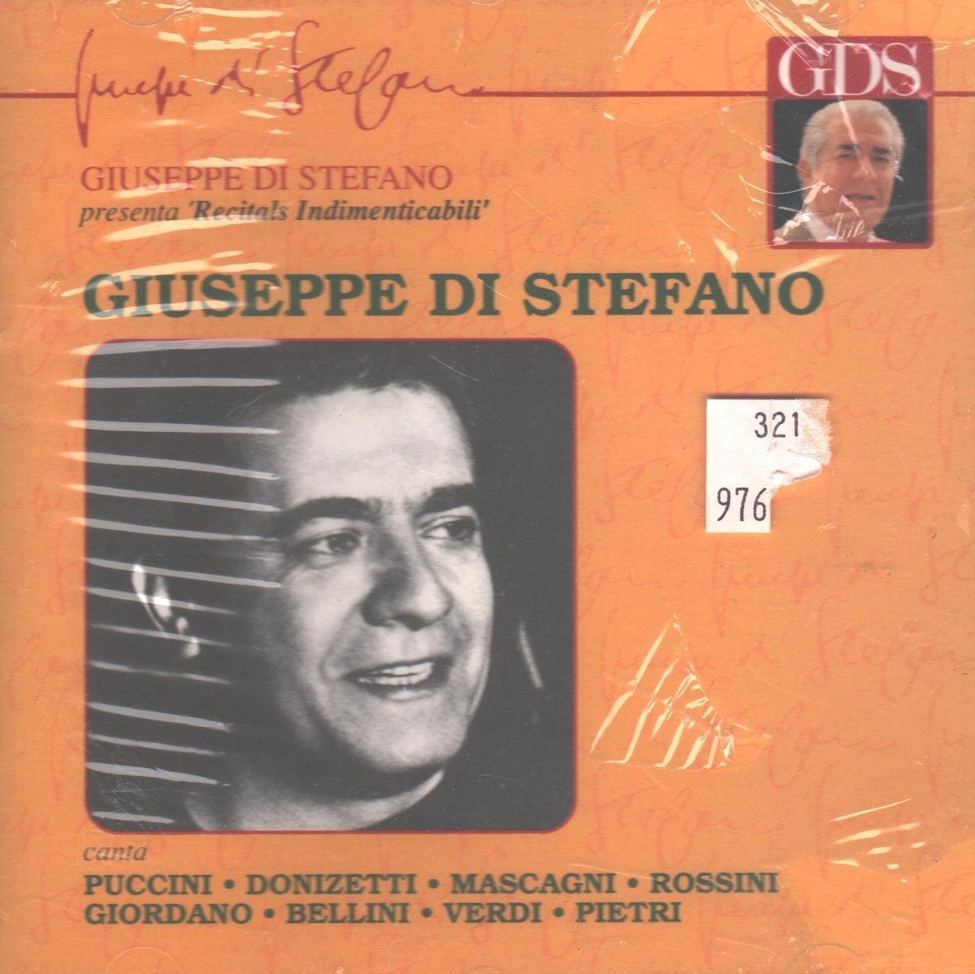 Giuseppe Di Stefano - Recital. Excerpts from Turandot, Iris, Andrea Chenier, La Sonnambula, I Puritani, Andrea Chenier, Un ballo in maschera, La Forza del Destino (1952, 1953, 1956)