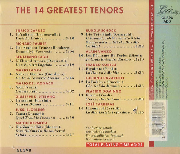 14 Greatest Tenors