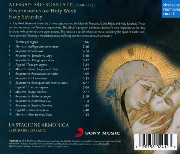 Alessandro Scarlatti: Responsories for Holy Week  - Holy Saturday